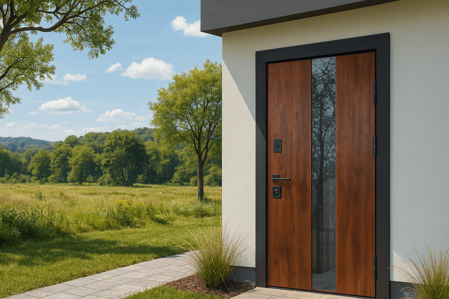 Двері зі склопакетом